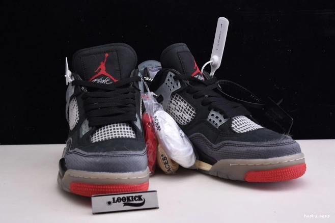 Cheap Husky Bred White CV9388-001 x Jordan Off 4 Retro Air 0805